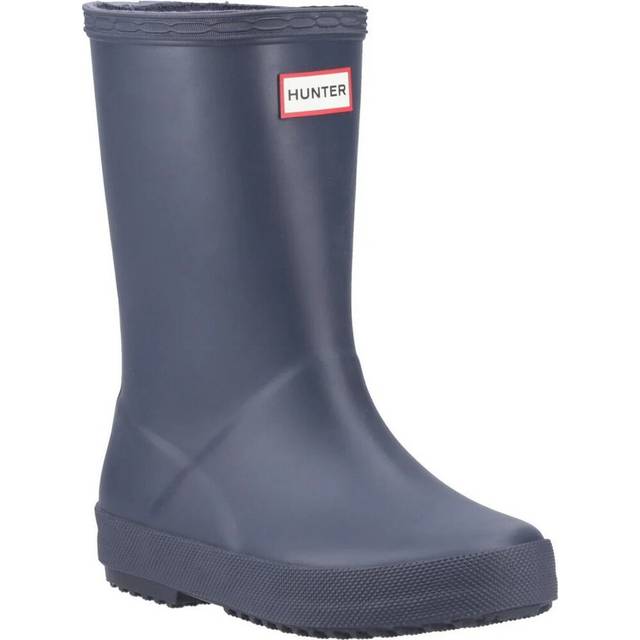 (5 UK, Navy) Hunter Childrens/Kids First Classic Matte Wellington Boots