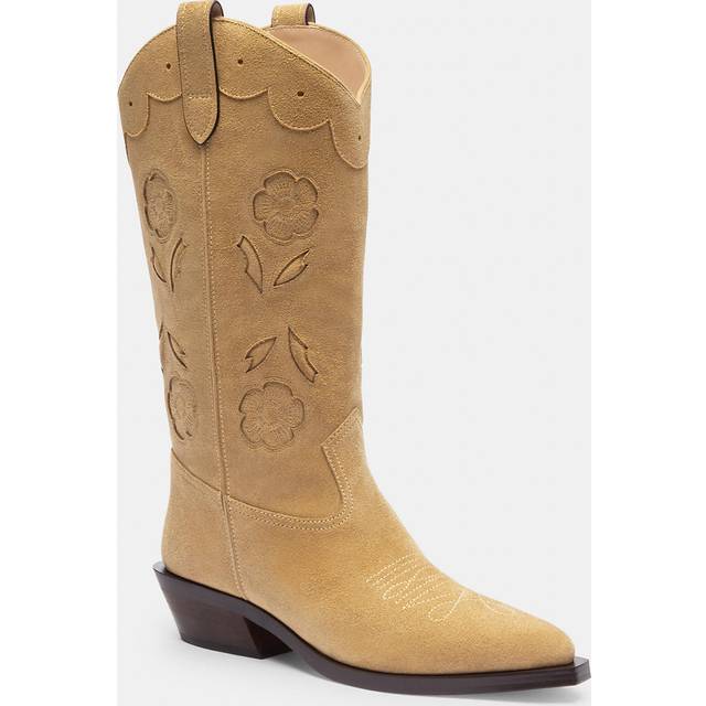Aria Cowboy Boot - Sand - 8