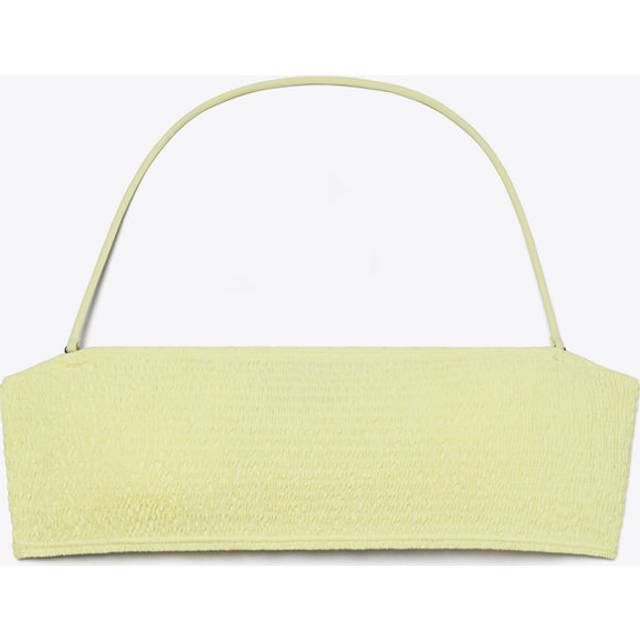Tory Burch Smocked Bandeau Bikini Top