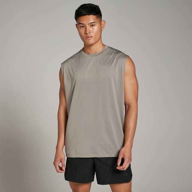 MP Men's Tempo Oversized Mesh Training Tank - Clay - XXXL - Grey