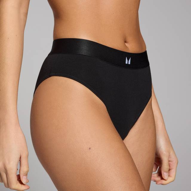 MP Women's Mid Rise Bikini Brief (3 Pack) - Black - S