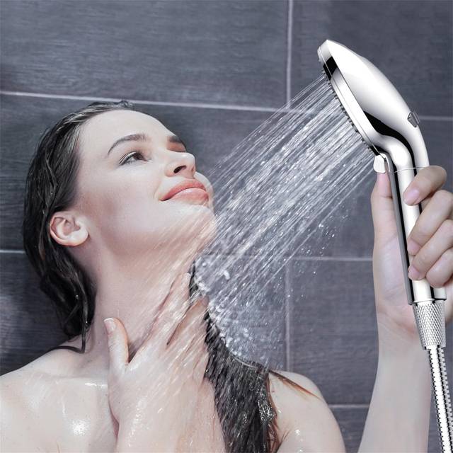 Hard Water Filter Shower Head, 15 Levels, 7 Spray Patterns, 1.5 M Hose