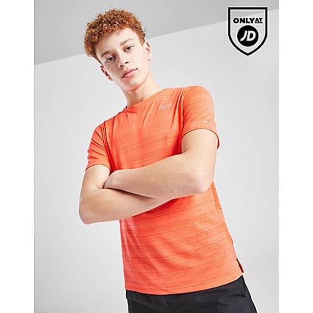 Nike Dri-FIT Miler Older Kids' (Boys') Training Top - Pink - Polyester - XS