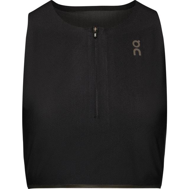 W RACE CROP - BLACK (XS)