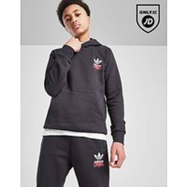 adidas Originals Graffiti Trefoil Joggers Junior - Black - 11-12Y