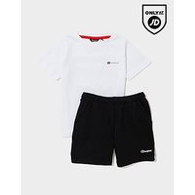 Berghaus Mountain T-Shirt/Shorts Set Children - White - 6-7Y