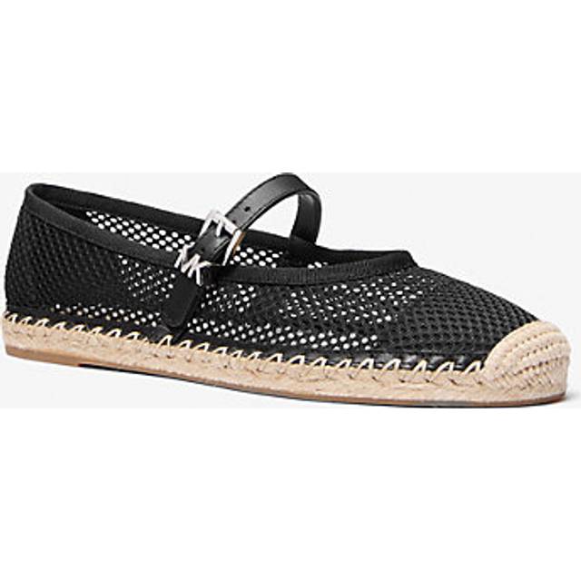MK Lynn Mesh Ballet Espadrille - Black - Michael Kors - UK 7
