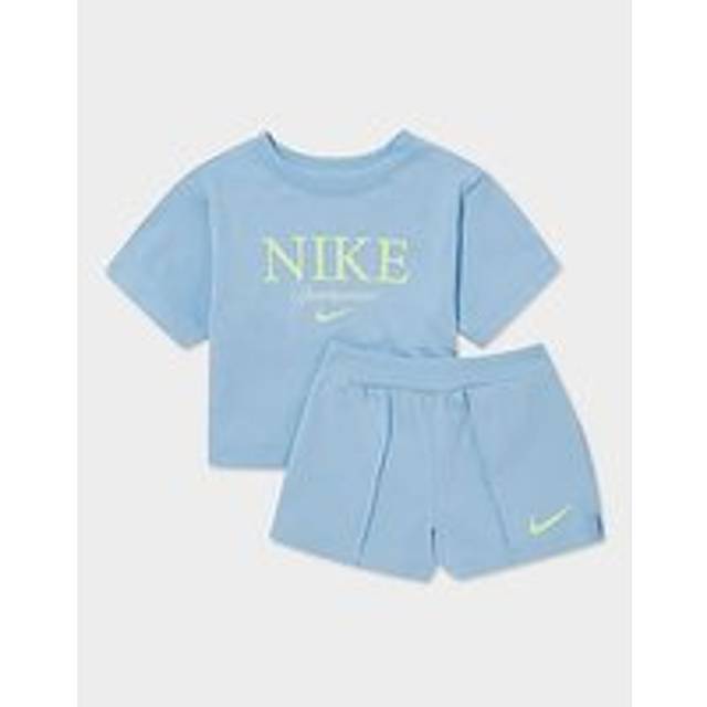 Nike Girls' Varsity T-Shirt/Shorts Set Children - Blue - 2-3Y