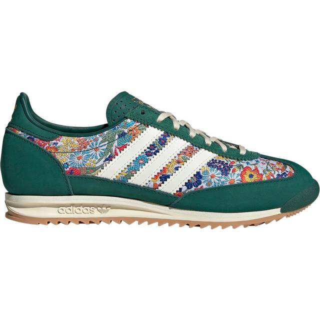 adidas SL 72 OG x Liberty ロンドン スニーカー Adidas SL 72 OG x Liberty London - Collegiate Green/Cream