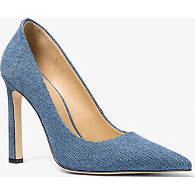 MK Amara Denim Pump - Blue - Michael Kors - UK 3.5
