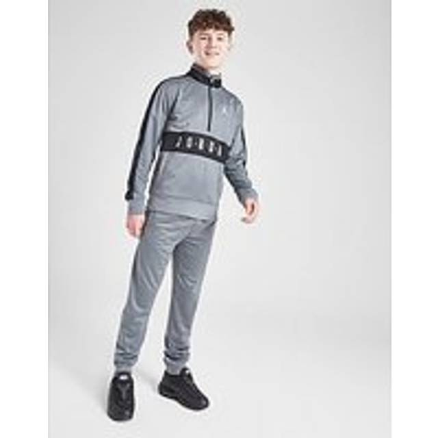 Jordan Poly Colour Block Tracksuit Junior - Grey - Kids - 12-13Y