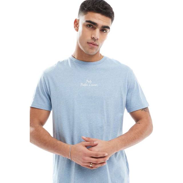 Polo Ralph Lauren Classic Fit Cotton-Jersey Embroidered Script T-Shirt - XL - Blue
