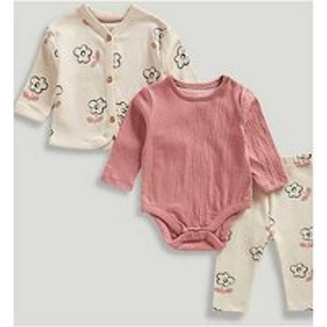 Mothercare Fresh Bloom Bodysuit Cardigan and Legging Set 6 - 9 Months (13)