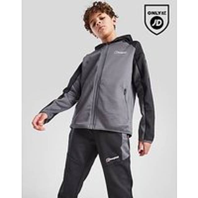 Berghaus Grid Full Zip Hoodie Junior - Grey - 13Y