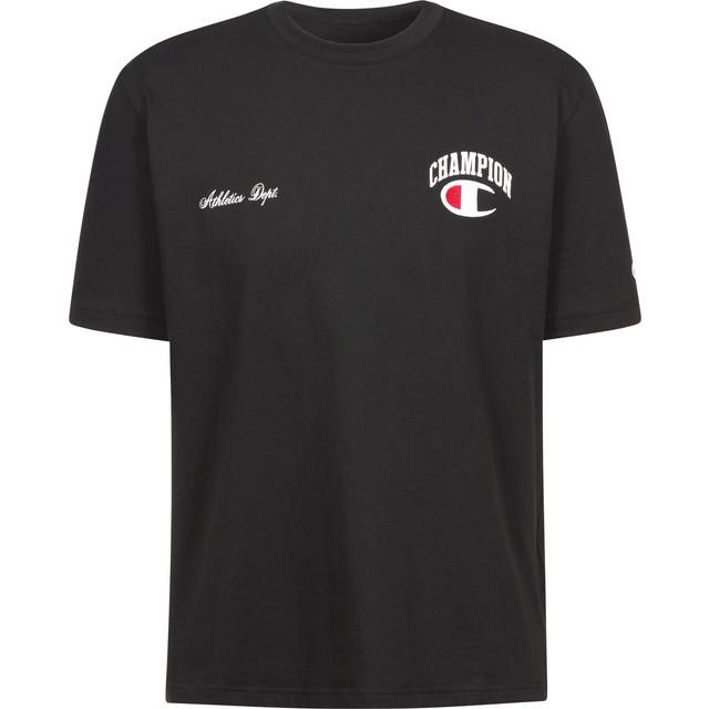 Champion Back Logo T-Shirt - Black - Mens