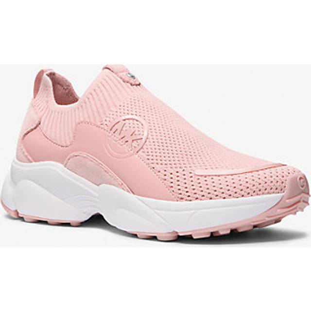 MK Sami Stretch Knit Trainer - Pink - Michael Kors