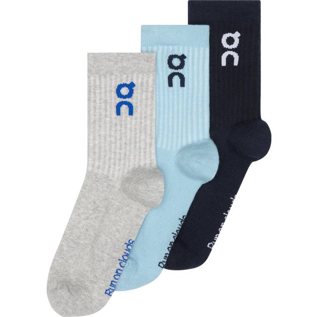 ON Logo Sock High 3-Pack - Navy