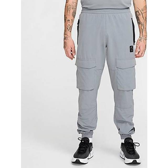 Nike Sportswear Air Max Men's Woven Cargo Trousers - Grey - Nylon/Elastane - L
