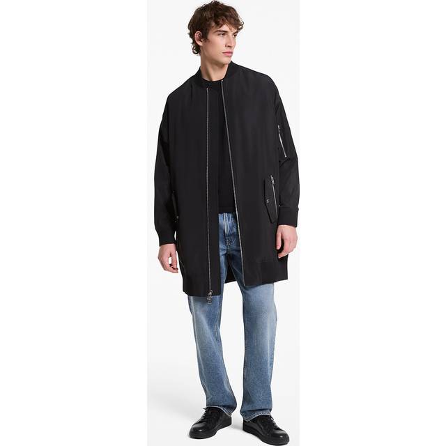 MK Oversized Bomber Jacket - Black - Michael Kors