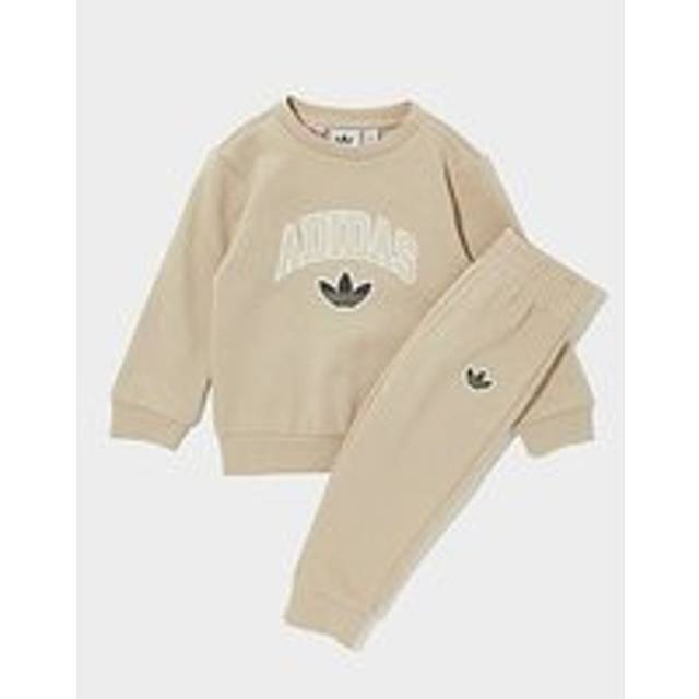 adidas Originals Varsity Crew Tracksuit Infant - Beige - 2-3Y