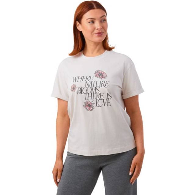 Moa W t-shirt, SAND FLOWER, Dam, L
