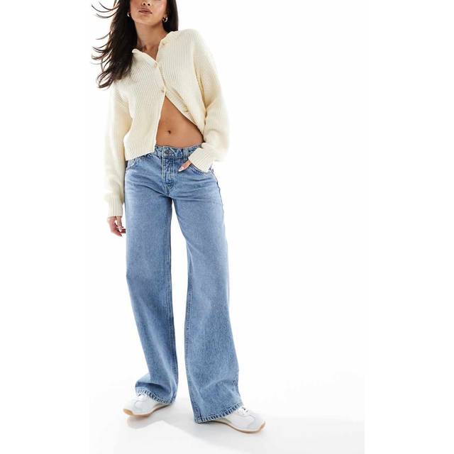 Stradivarius Loose baggy jeans Light blue 6