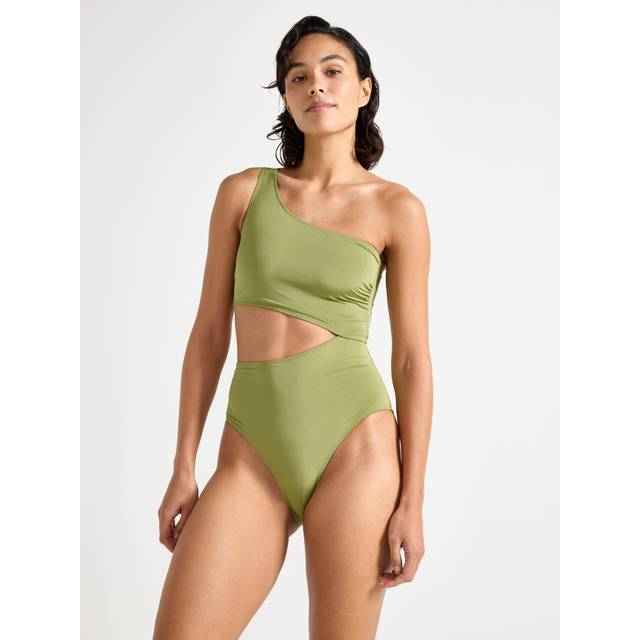 One shoulder baddräkt
