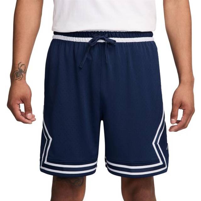 Nike Jordan Sport Men's Dri-FIT Mesh Diamond Shorts - Blue - Polyester - XL