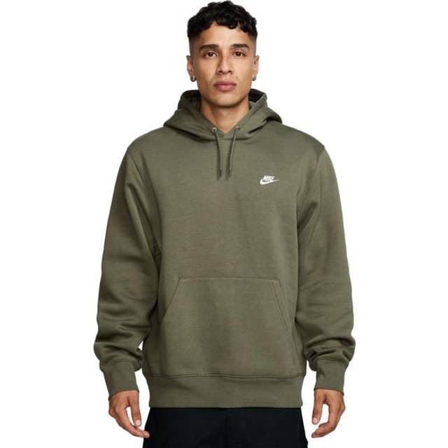 Nike - Club Basketball Pull-Over Hoodie - Hoodie size L, olive