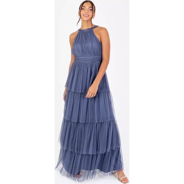 Anaya With Love Tiered Tulle Maxi Dress