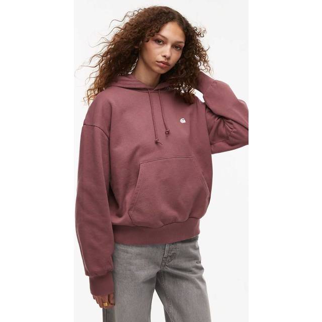 Carhartt WIP - W' Hooded Casey Dusky Pink/Silver - Hoodie - pink - XS - 100% Cotton,Sweat