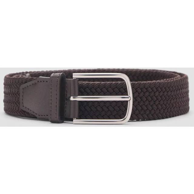 Mango Elastic Belt, Dark Brown