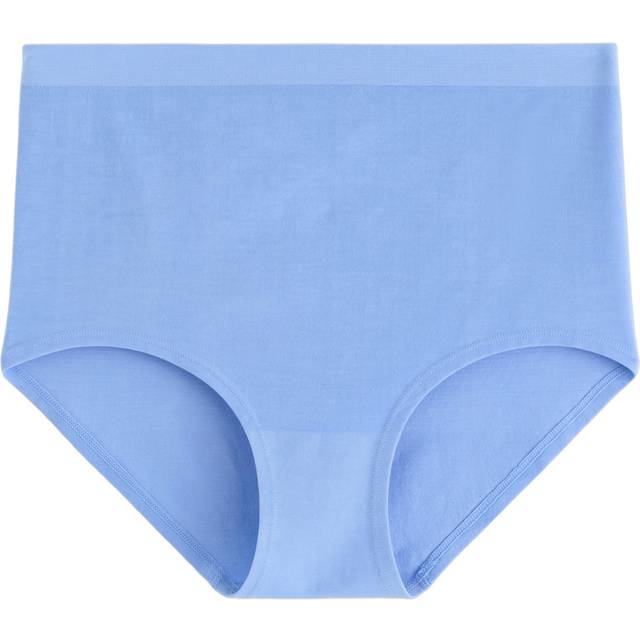 Lindex Trosor med hög Midja Utan Sömmar - Från Magasin - Light Blue (S)