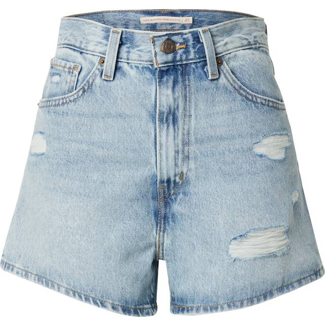 Levi's High-Waisted Mom Shorts - Light Touch - Blue, Blue, Size 30, Women