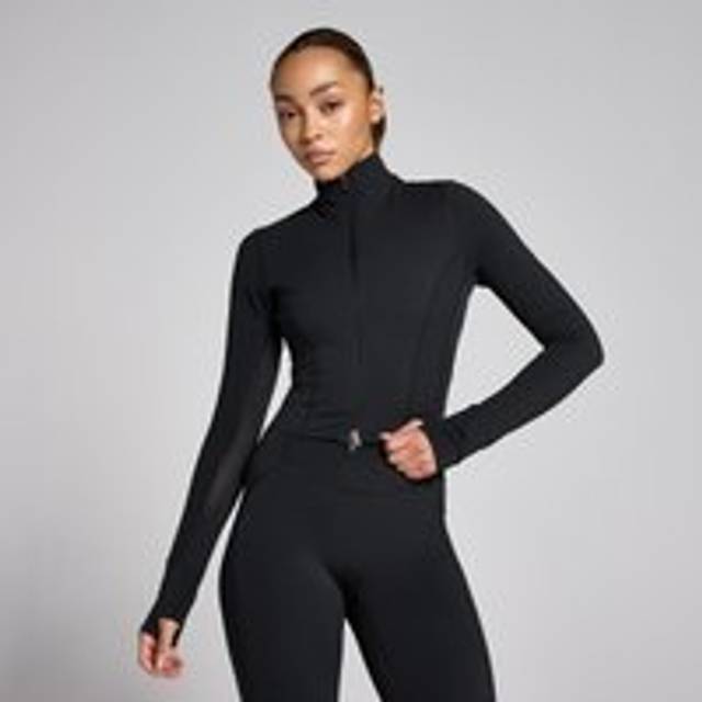 MP Women's Tempo Studio Cropped Jacket - Black - XS