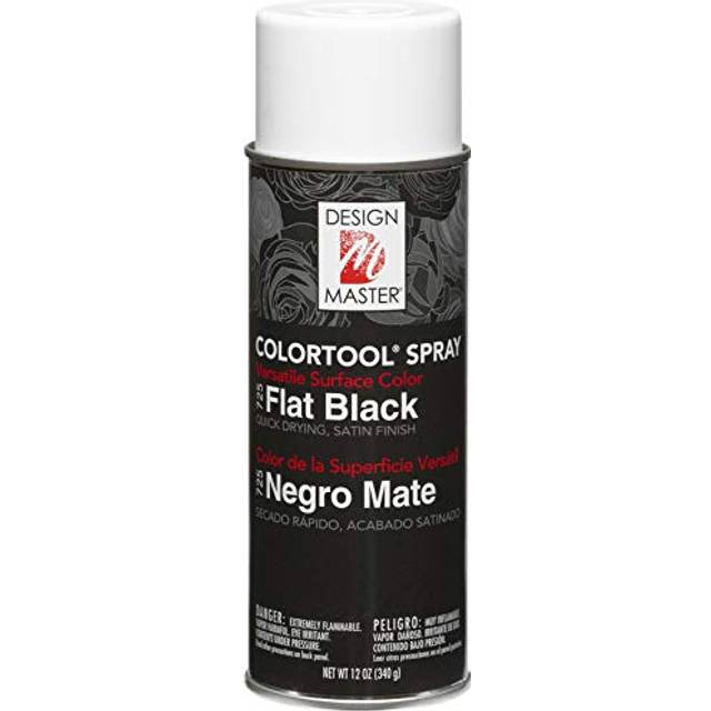 Design Master 725 Garden  12 Ounce (Pack of 1)  Flat Black