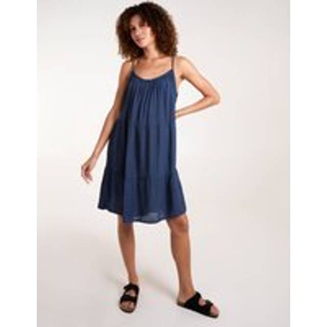 Tiered Cami Mini Dress - M / NAVY