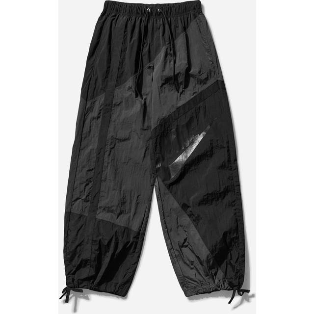 Women s Loose Woven Open-Hem Pants Anthracite / Black (XL)