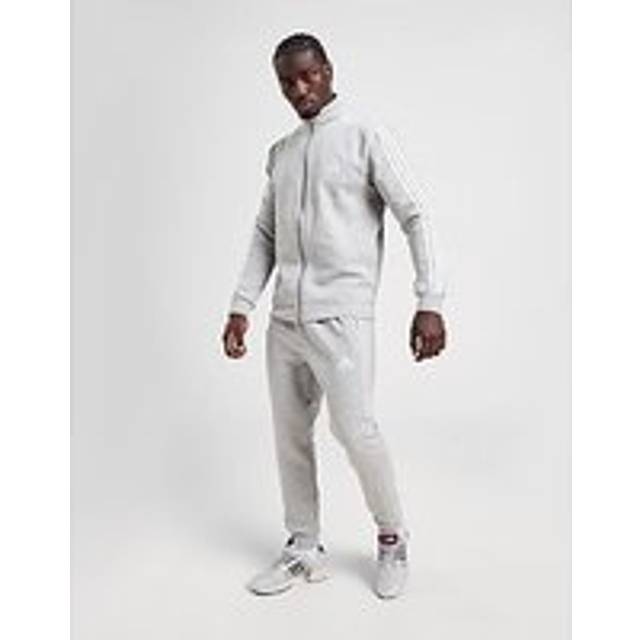 adidas Fleece 3-Stripes Tracksuit, Grey