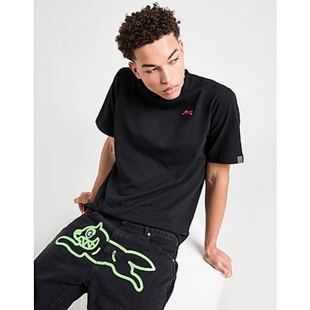ICECREAM Small Running Dog T-Shirt - Black - Mens - XS