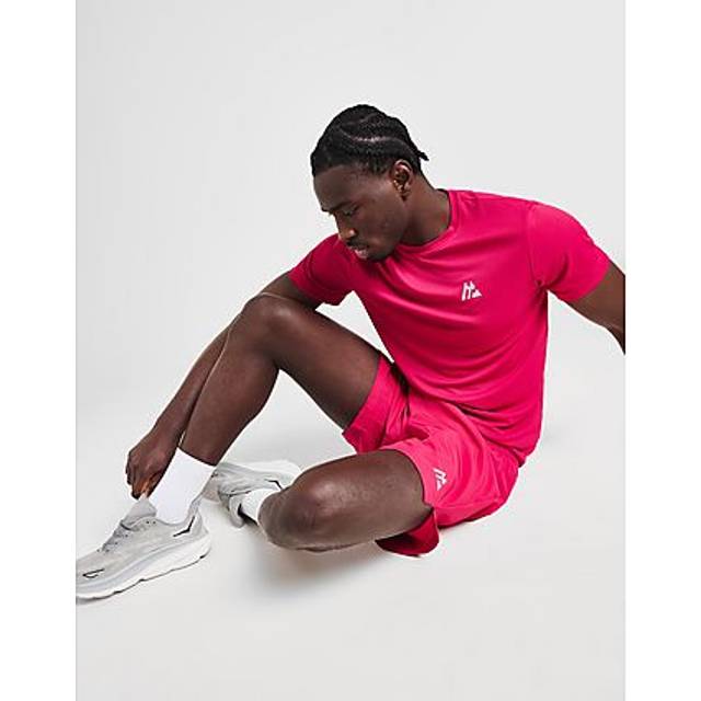 MONTIREX Peak Grid T-Shirt - Pink - Mens - XS