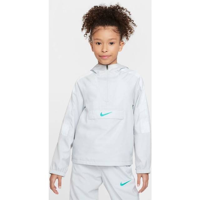 Nike Träningsjacka Dri-FIT Academy + - Vit/Turkos Barn - ['Vit'] (M: 137-147 cm)
