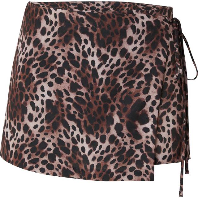 MONKI Wrap Skjorts |Brun |48