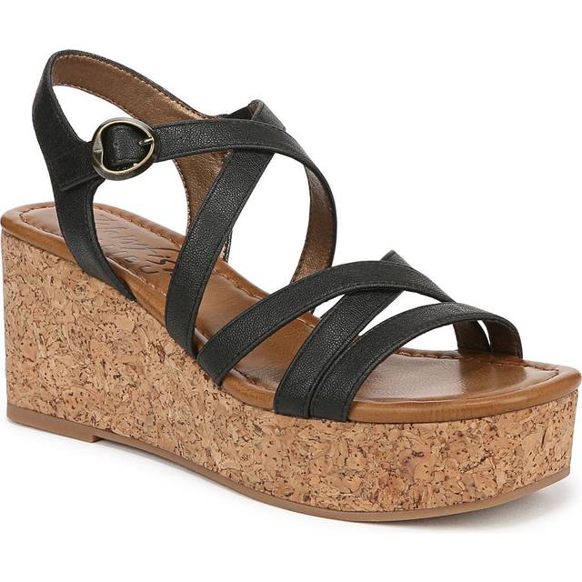 Blowfish Womens Aurora Wedges Black, 8