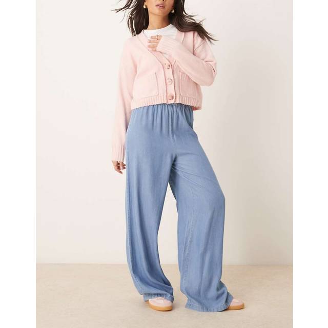High Waist Wide-leg Trousers