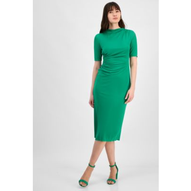 Anne Klein Heavy Matte Jersey Midi Dress
