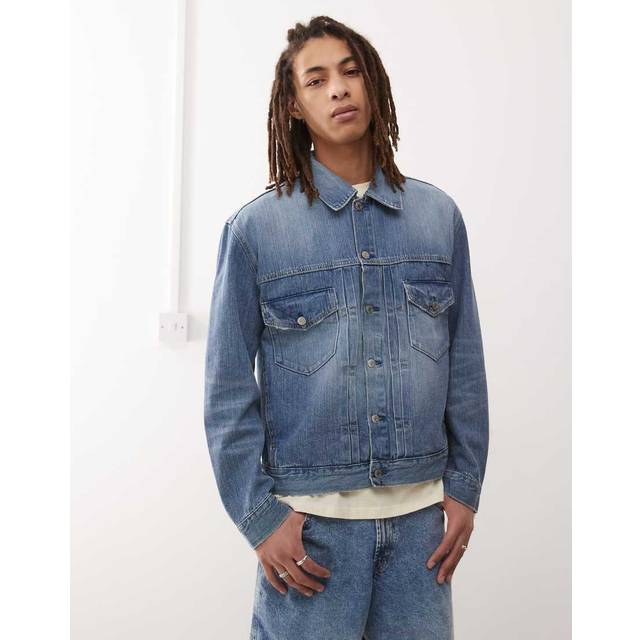 WEEKDAY Relaxed Denim Jacket |Blå |S