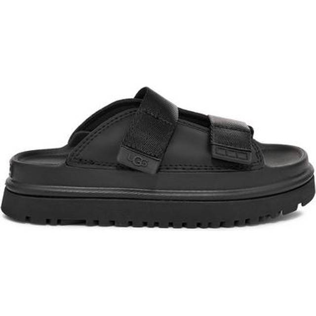 UGG® GoldenGlow Slide for Kids in Black, Size 12, Polyester