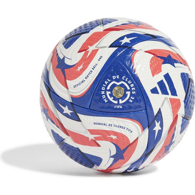 adidas Fotboll Pro Club World Cup 2025 Matchboll - Vit/Blå/Navy/Lucid Red - ['Vit', 'Röd', 'Blå'] (Ball SZ. 5)