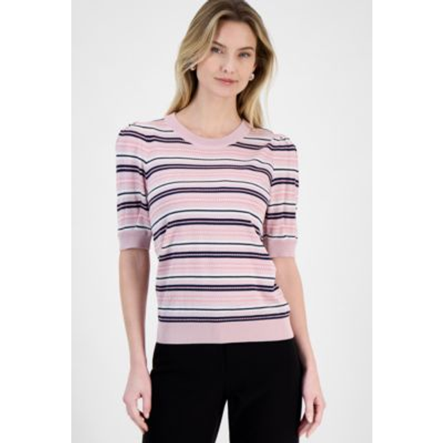 T Tahari Elbow Puff Sleeve Sweater